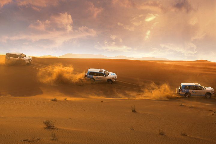 Evening Red Dunes Desert Safari with Barbeque at Al Khayma Camp