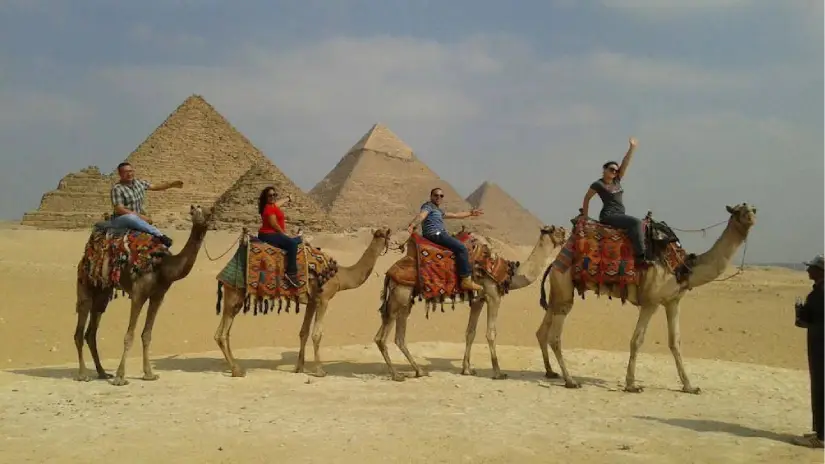 Camel Ride at the Pyramids