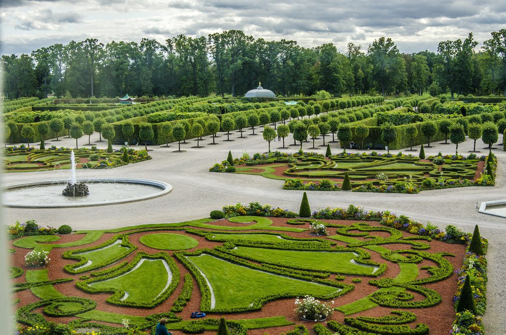 manicured gardens