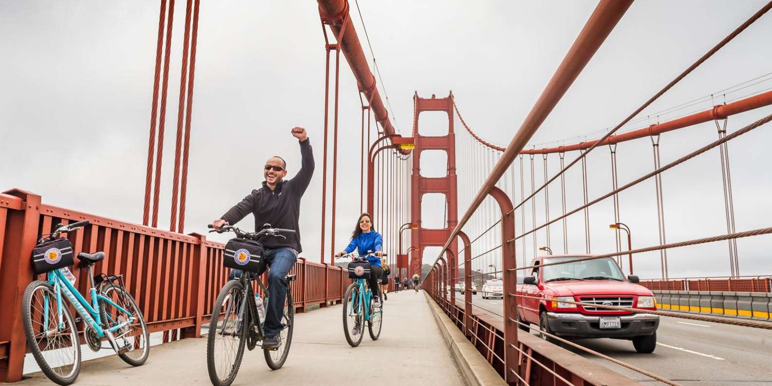 Golden Gate Bridge to Sausalito Guided Bike Tour